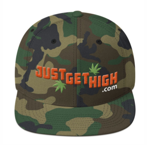 JUST GET HIGH™ 3D EMBROIDERY CAMO LID