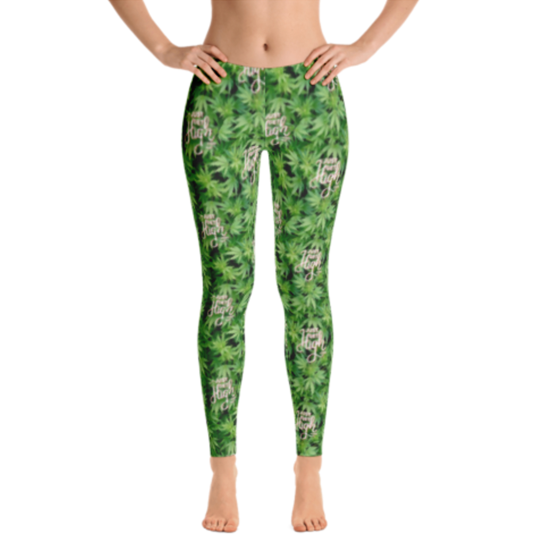 JUST GET HIGH_LOGO BAREFOOT_LEGGING