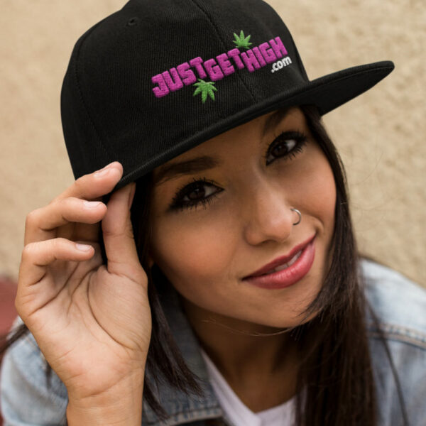 SNAPBACK 3D EMBROIDERY: JUST GET HIGH™ • LOGO