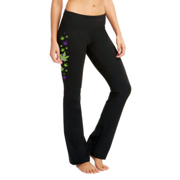 YOGA PANTS: JUST GET HIGH™ SATIVA