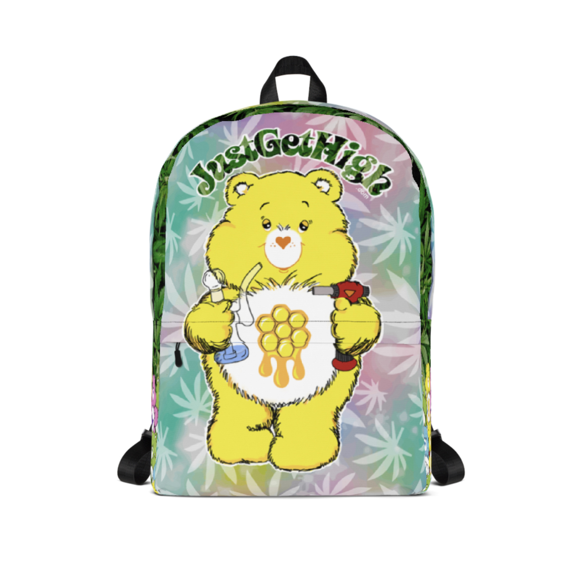 just get high_backpack_cannabear dab_front