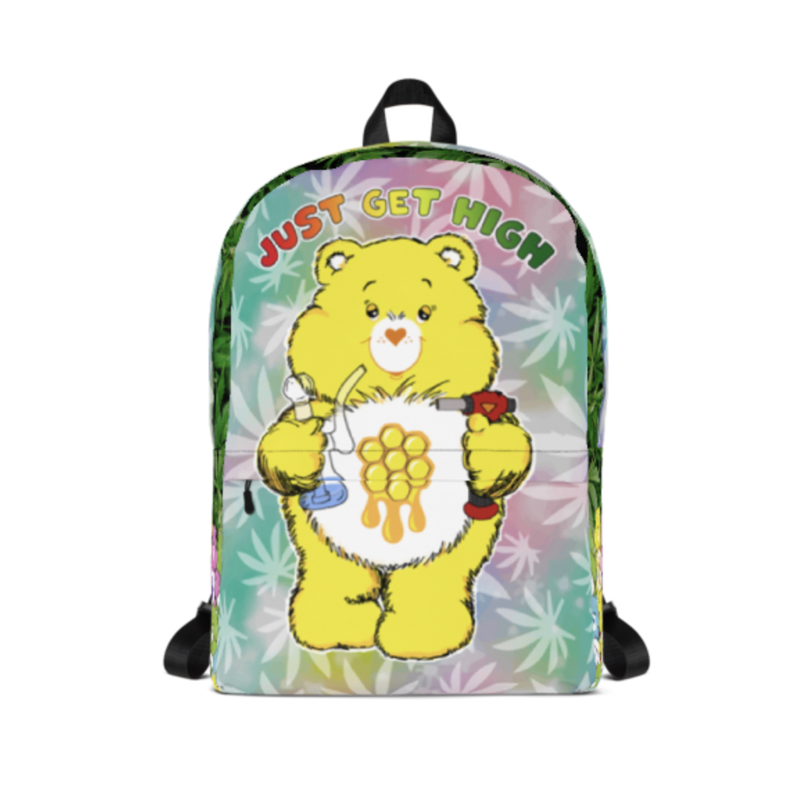 just get high_backpack_cannabear dab_front