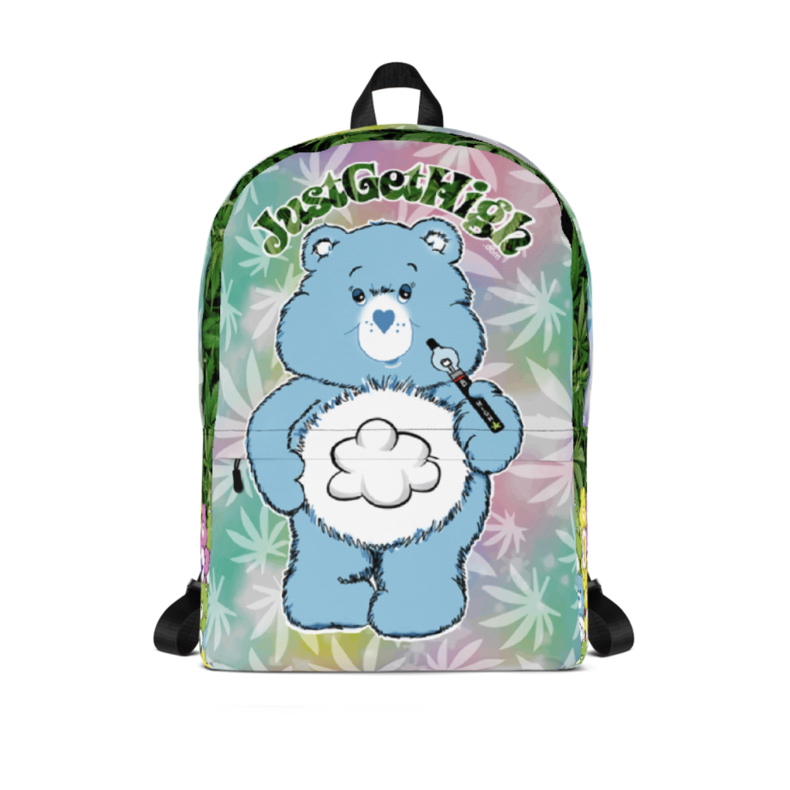 just get high_backpack_cannabear vape_front