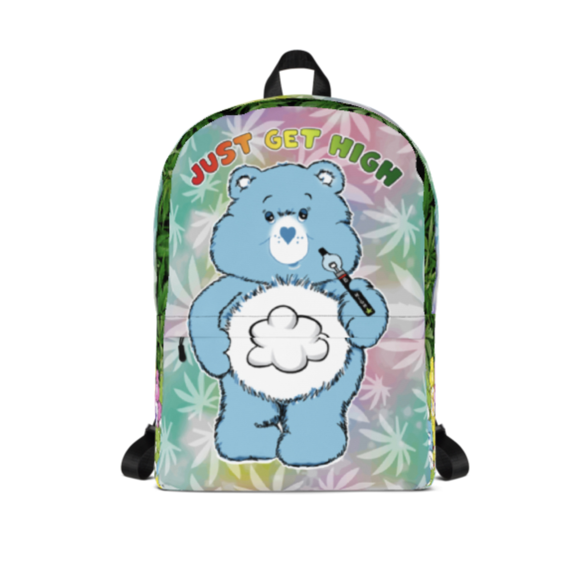 just get high_backpack_cannabear vape_front