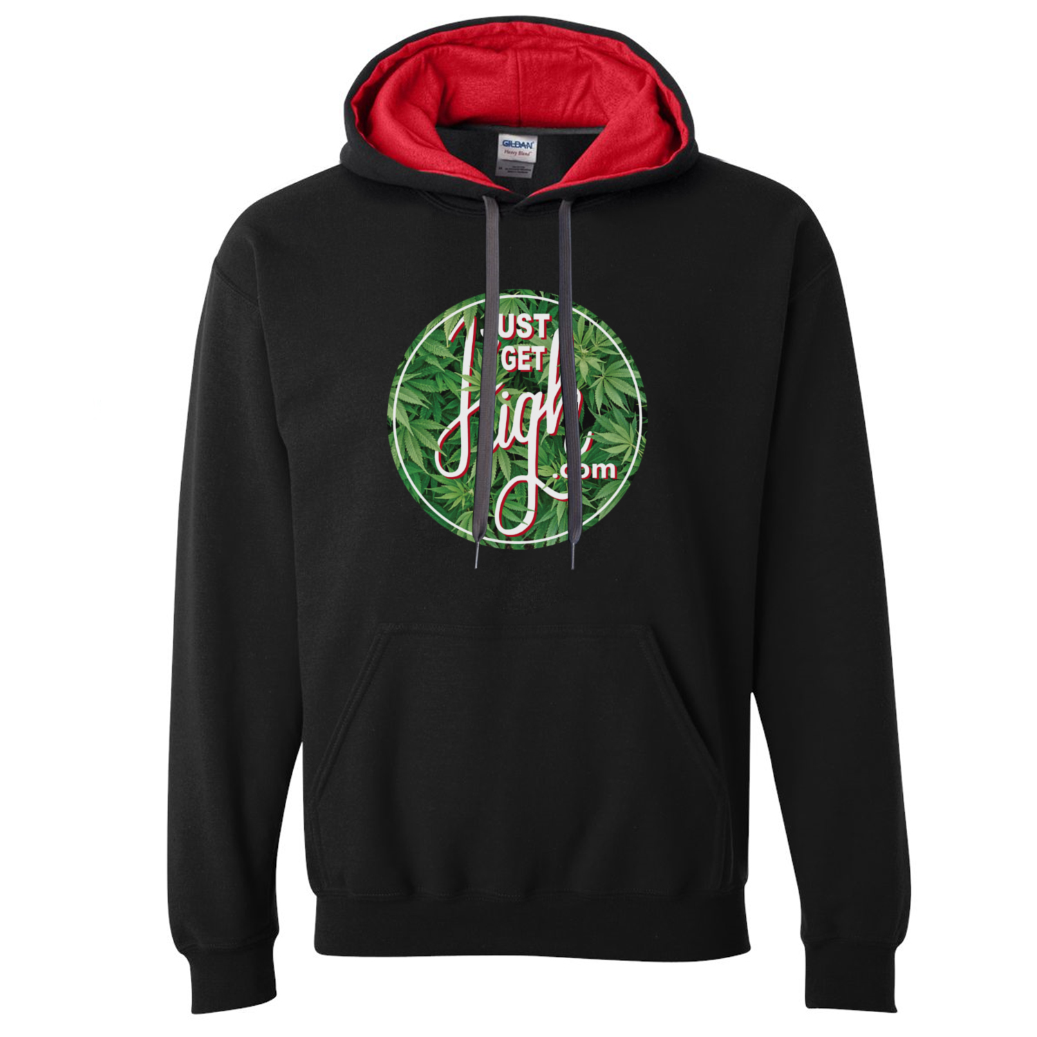 just get high_circle logo_black+red