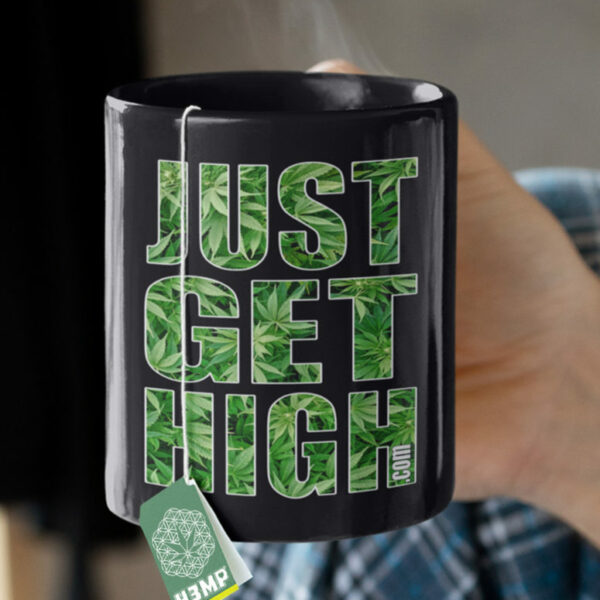 COFFEE MUGS: JUST GET HIGH™ • CLASSIC LOGO