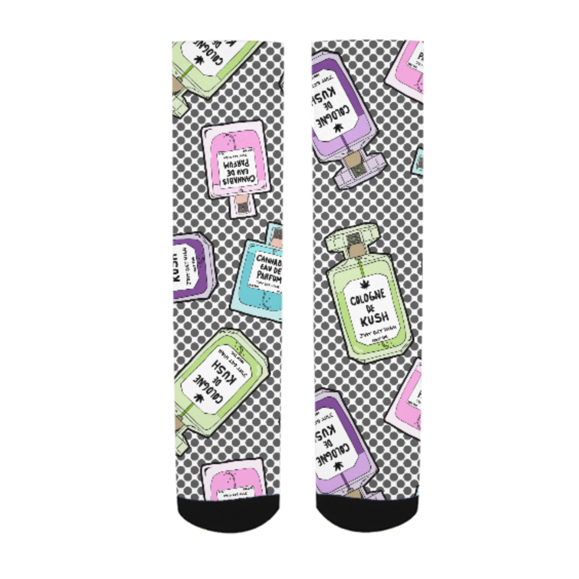 just get high_allover socks print_parfum
