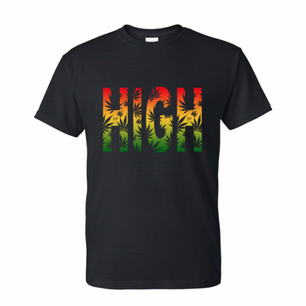 T-SHIRT: JUST GET HIGH CUTOUT