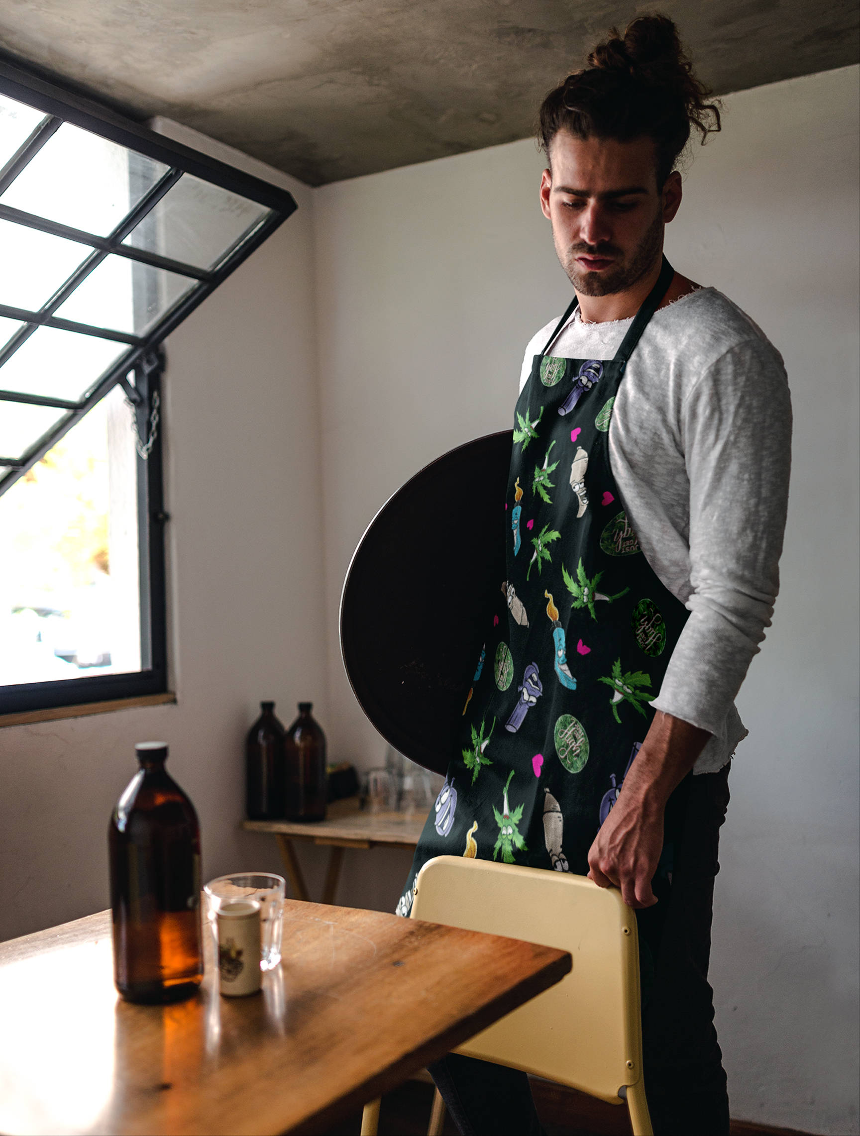 just get high_slide 69 best buds apron