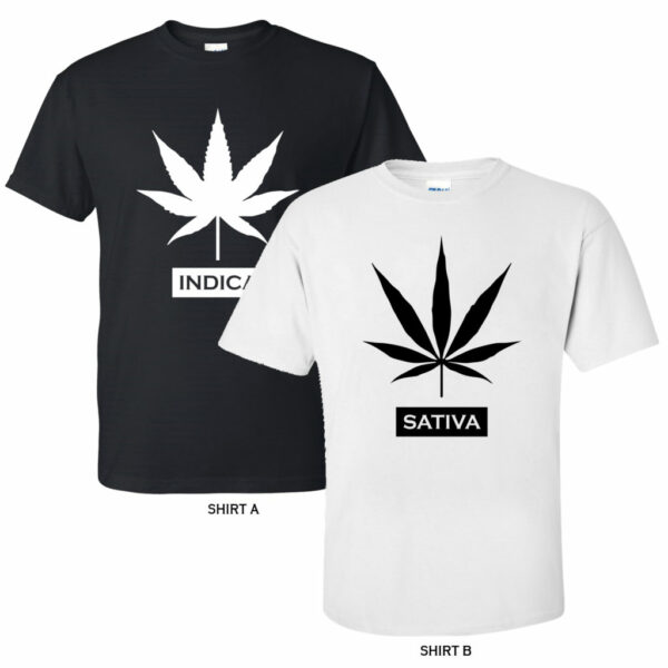 T-SHIRT: STRAIN SET • SATIVA & INDICA