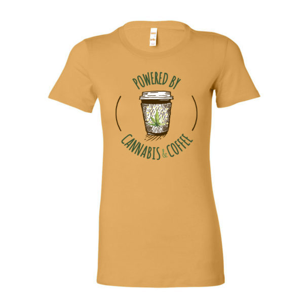 FITTED SHIRT: CANNABIS & COFFEE