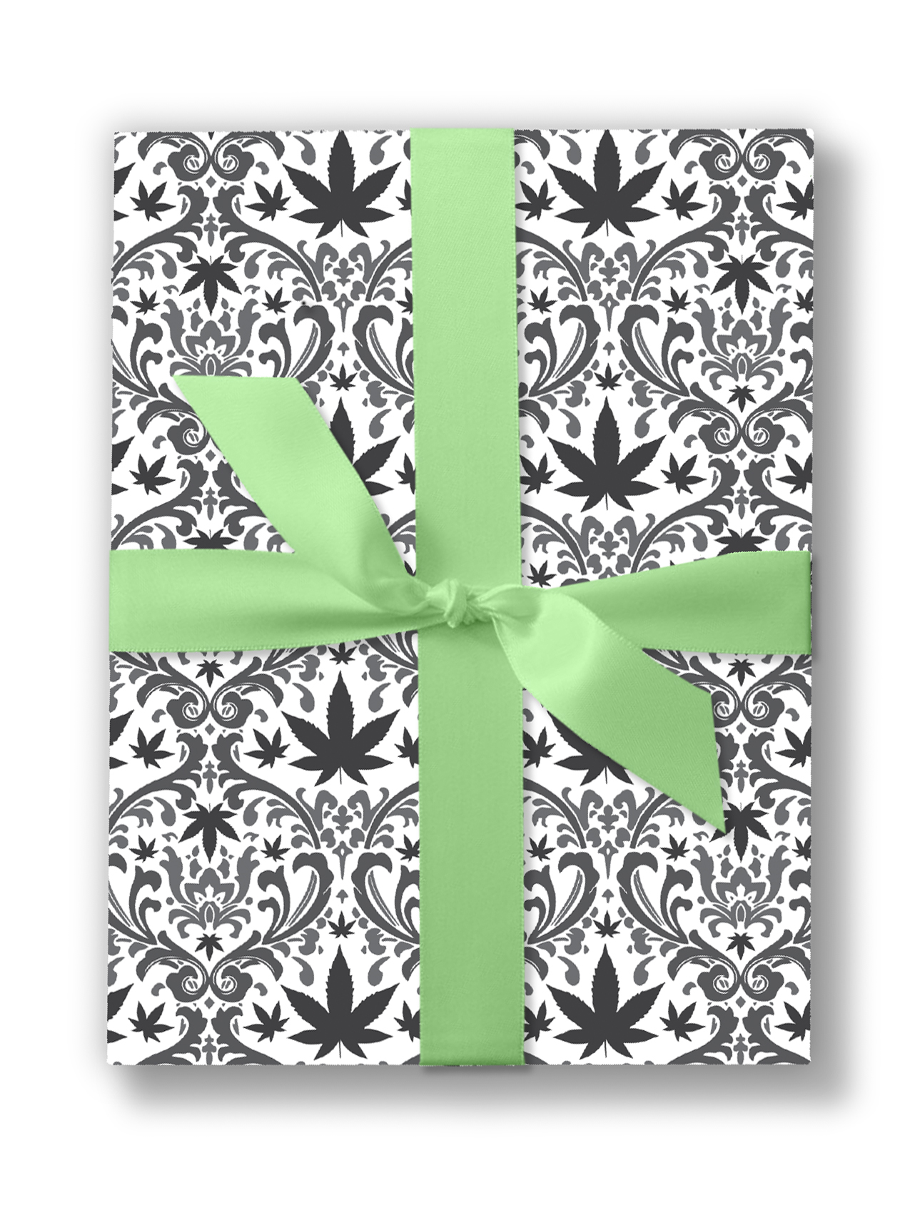 cannabis filagree_just get high_wedding wraping paper box