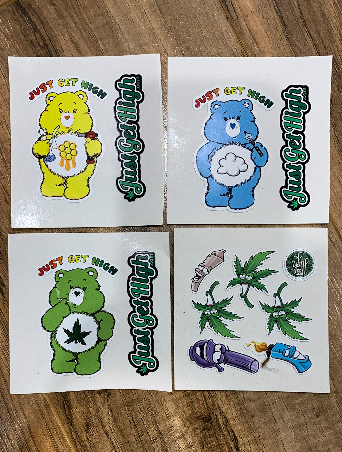 just get high_ stickers_slaps cannabear set