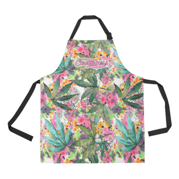 ADJUSTABLE APRON: WATERCOLOR LEAVES