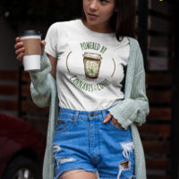 FITTED SHIRT: CANNABIS & COFFEE