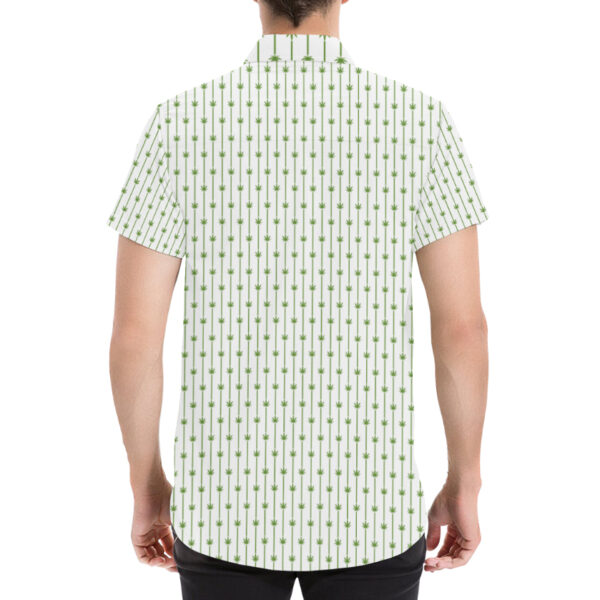 DRESS SHIRT: LINEAR LEAVES