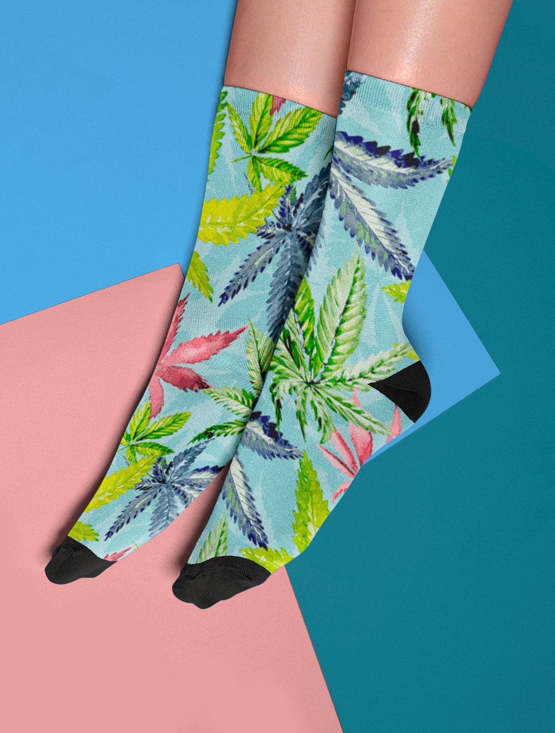 just get high_socks_tropical haze