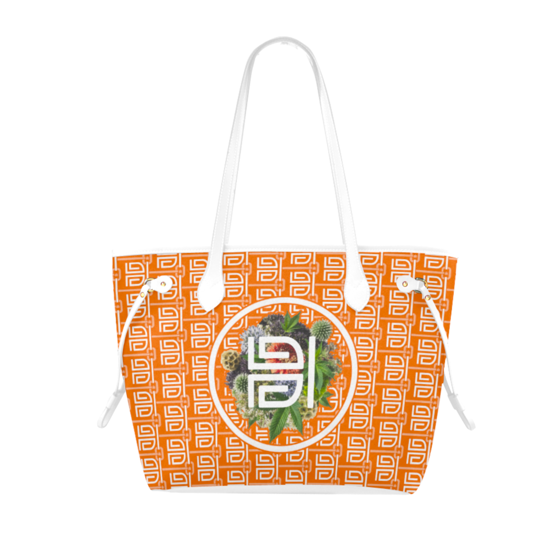 highest bitch_ just get high_fashion tote_orange a