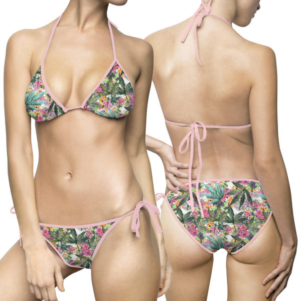 BIKINI: WATERCOLOR LEAVES