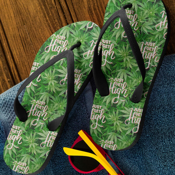 FLIP FLOPS: JUST GET HIGH™ LOGO