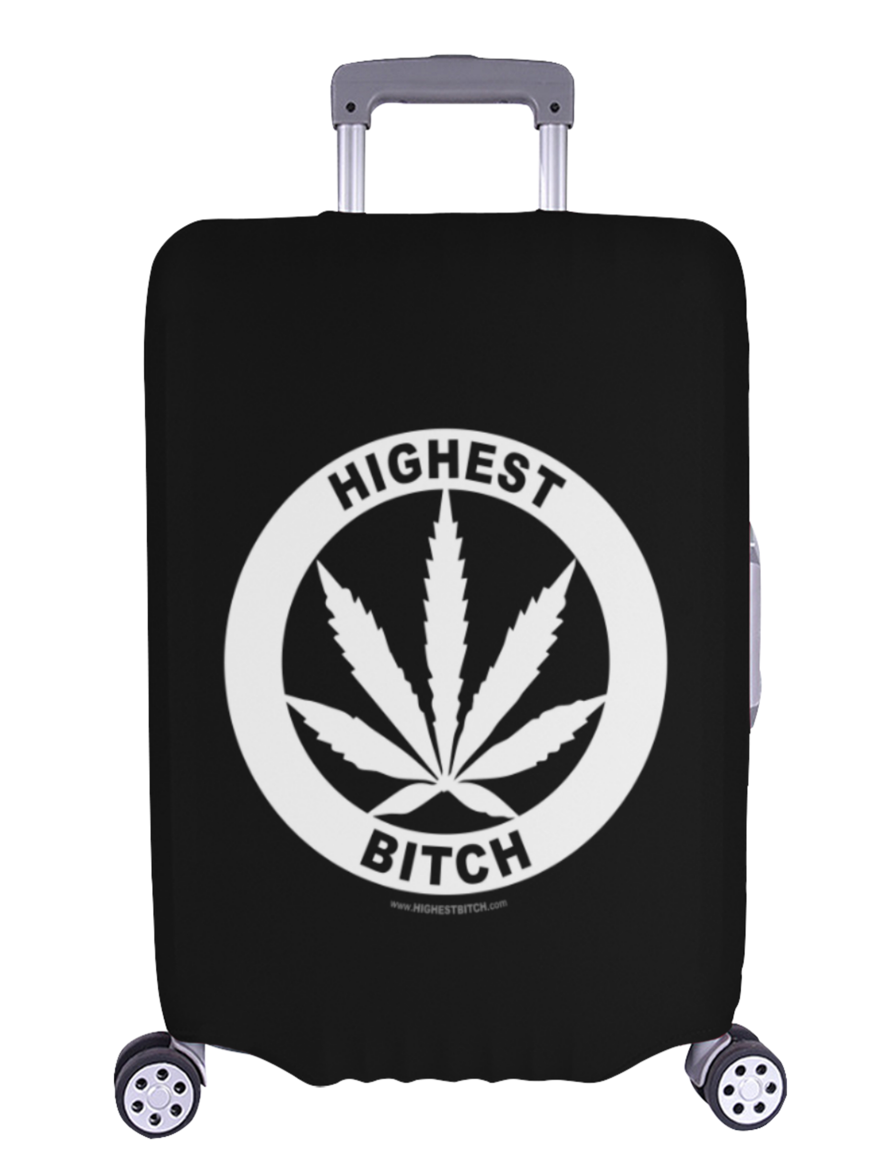 just get high_luggage cover_large_highest bitch logo_web