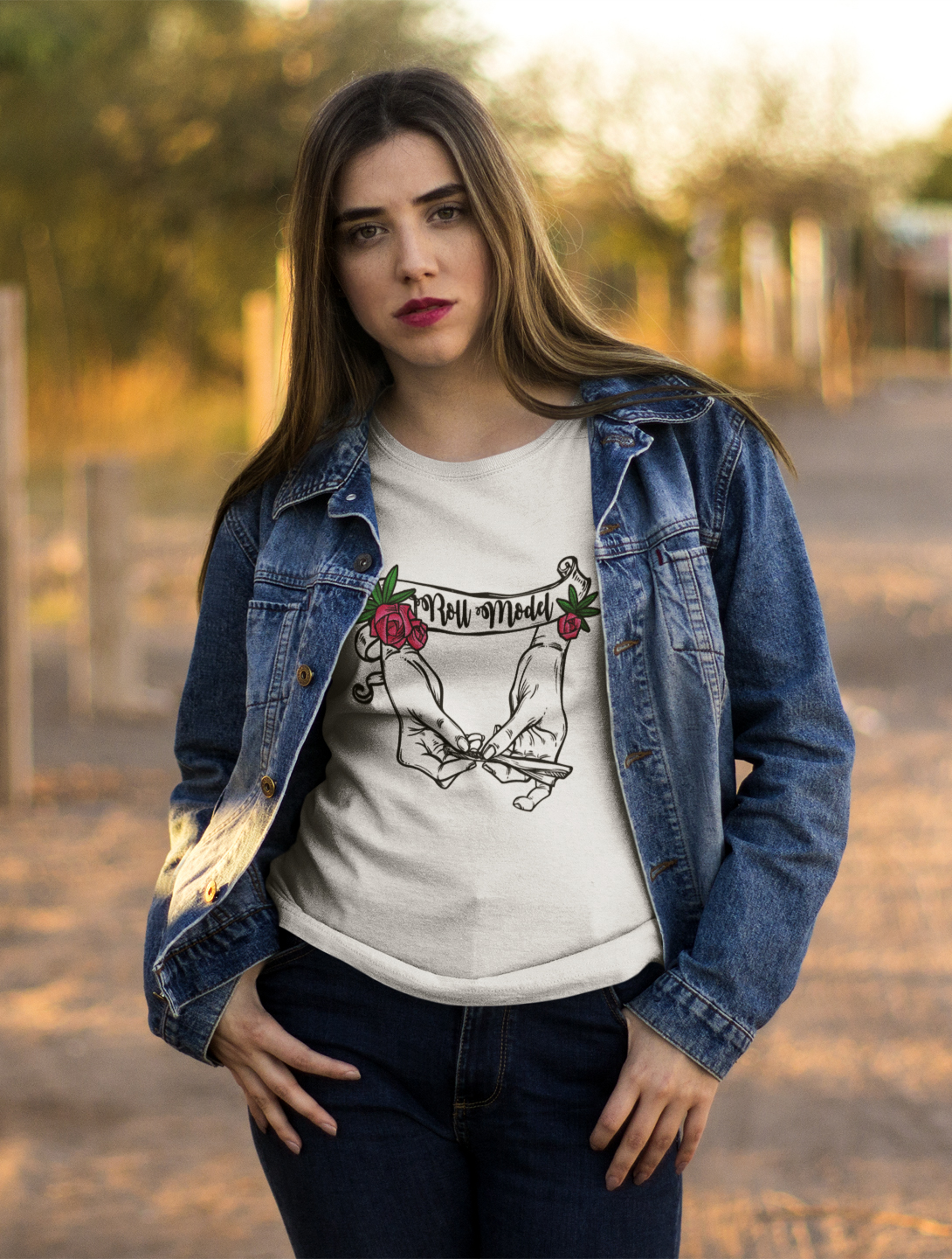 just get high_roll model shirt