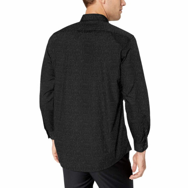 DRESS SHIRT: LINEAR LEAVES