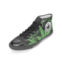 RUBBER TOED HIGHTOP SNEAKERS: JUST GET HIGH™ • LAYERED LEAVES