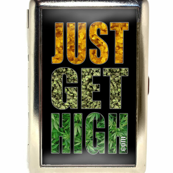 SMOKING CASE: JUST GET HIGH™ • LOGO