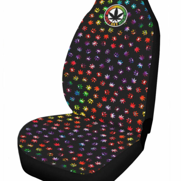 CAR SEAT COVERS: TYE DYE KAWAII