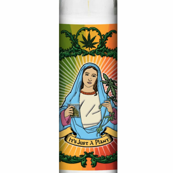 CANNARITUAL PRAYER CANDLE: IT'S JUST A PLANT
