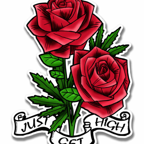 XL STICKER: CANNAROSE