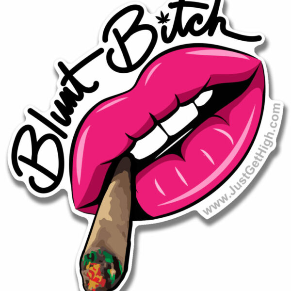 XL STICKER: BLUNT BITCH