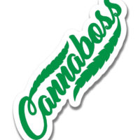 XL STICKER: CANNABOSS