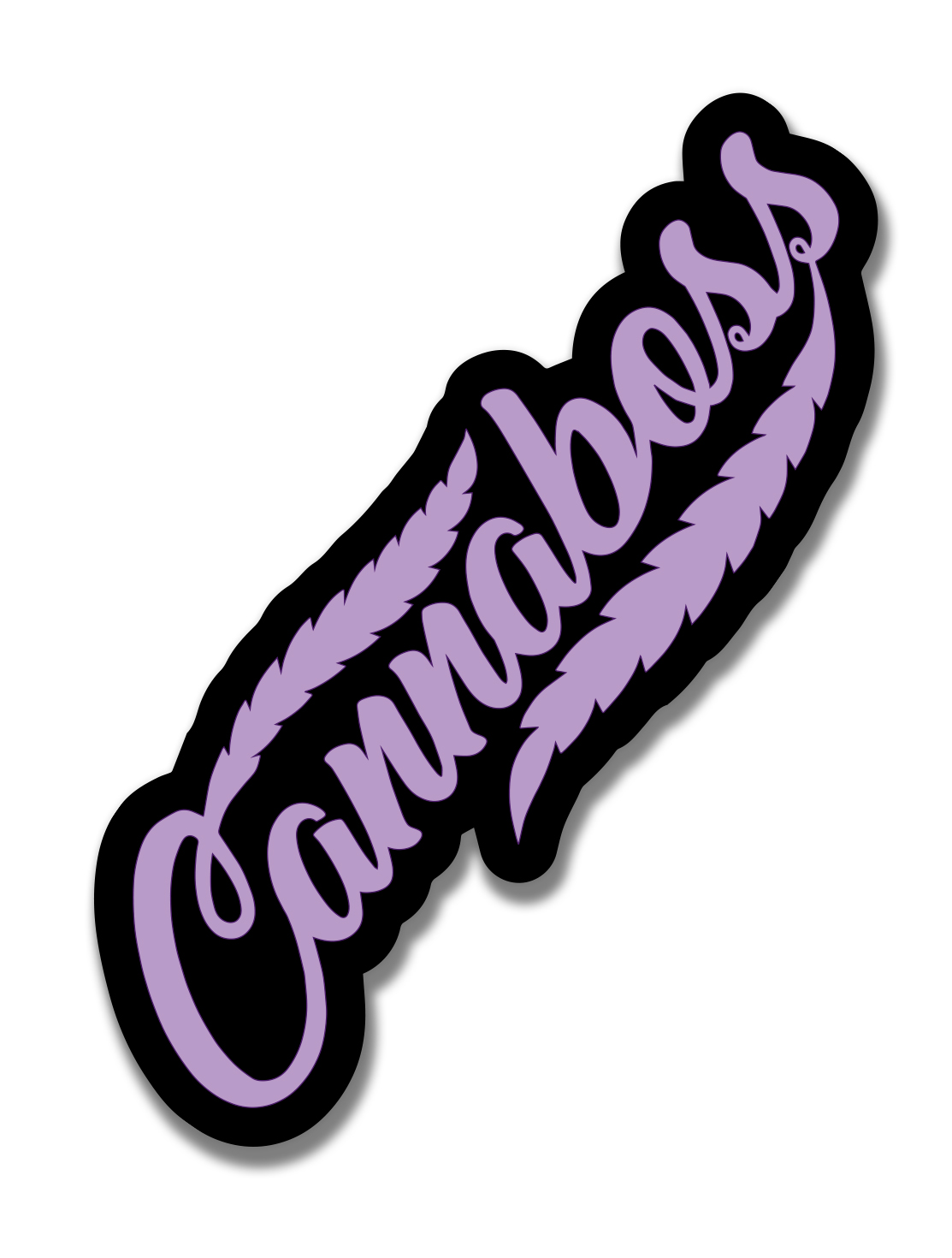 just get high_ stickers_cannaboss_purps