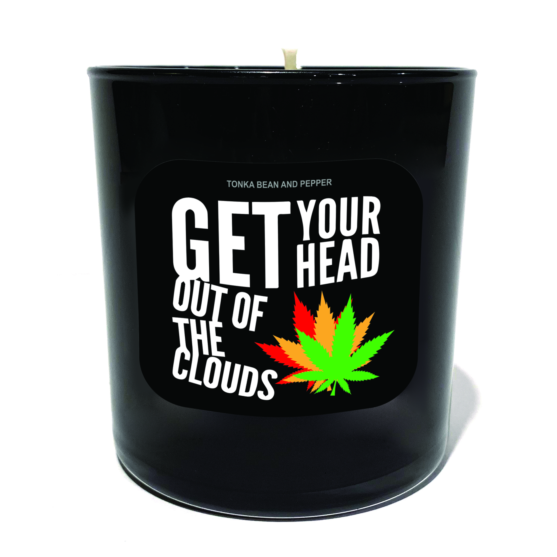 just get high_thc_get your head out of the clouds_candle