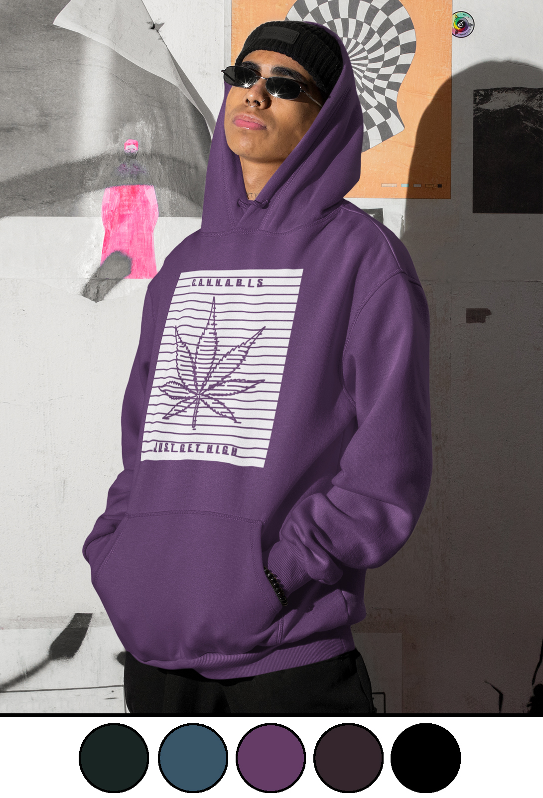 just get high_LINES_purple_model_rev