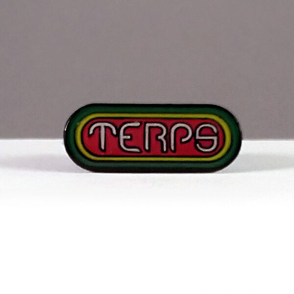 HAT PIN: TERPS • RED CENTER