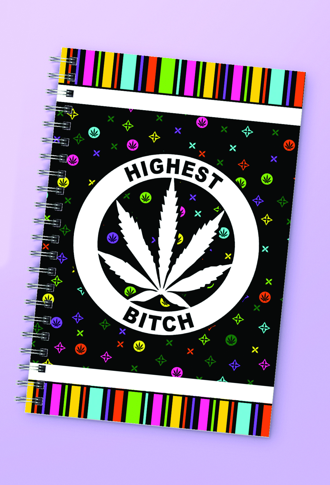 just get high_notebook_highest bitch_rainbow 1