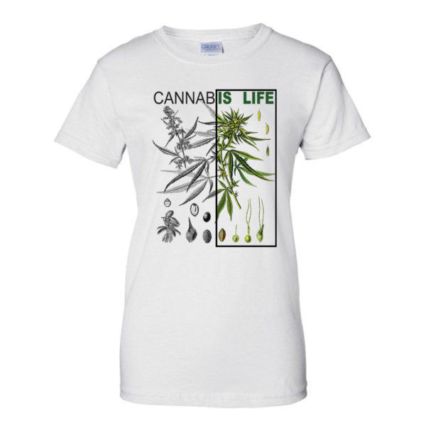 T-SHIRT: CANNAB IS LIFE • DIAGRAM