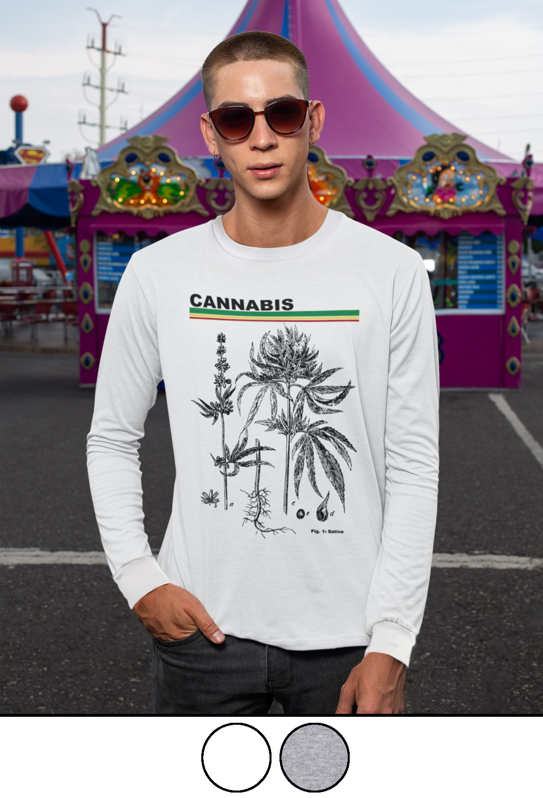 cannabis science_long sleeve shirt_model_1a
