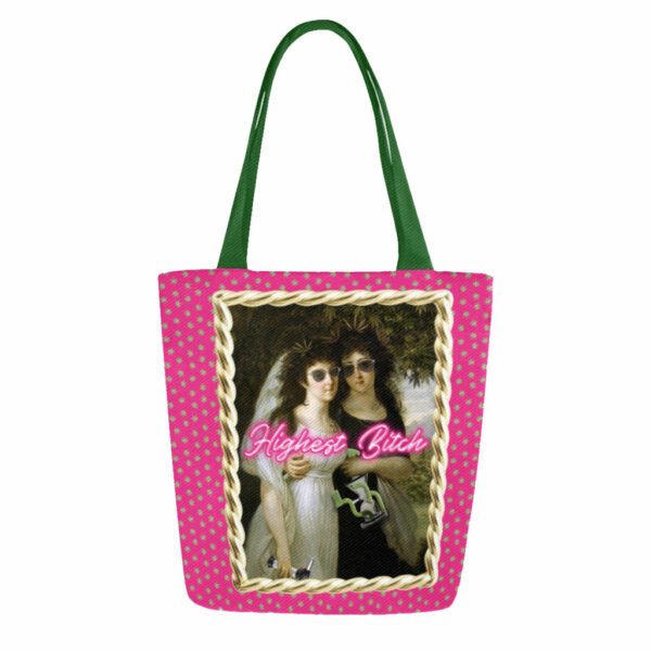 CANVAS TOTE: HIGHEST BITCH • VOLUPTUOUS BUDS