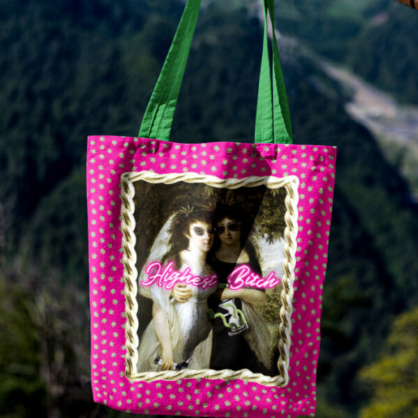CANVAS TOTE: HIGHEST BITCH • VOLUPTUOUS BUDS