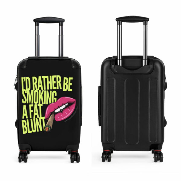 CABIN SUITCASE: SMOKING A BLUNT