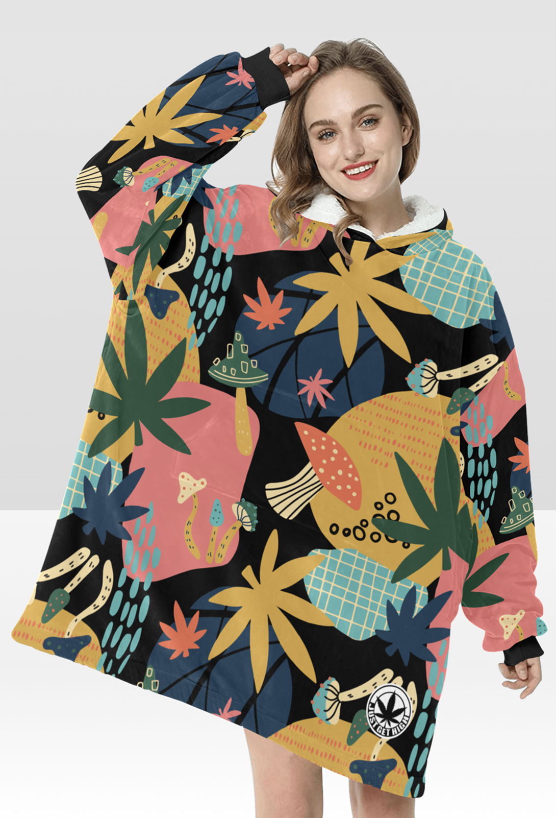 snuggie_cannabis and shrooms_front