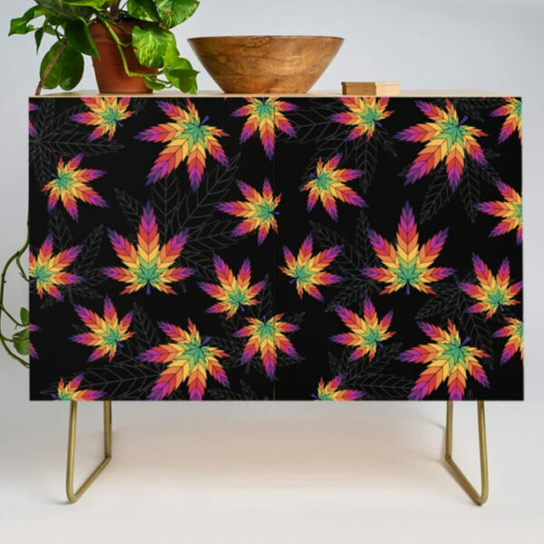 CREDENZA: RAINBOW LEAF