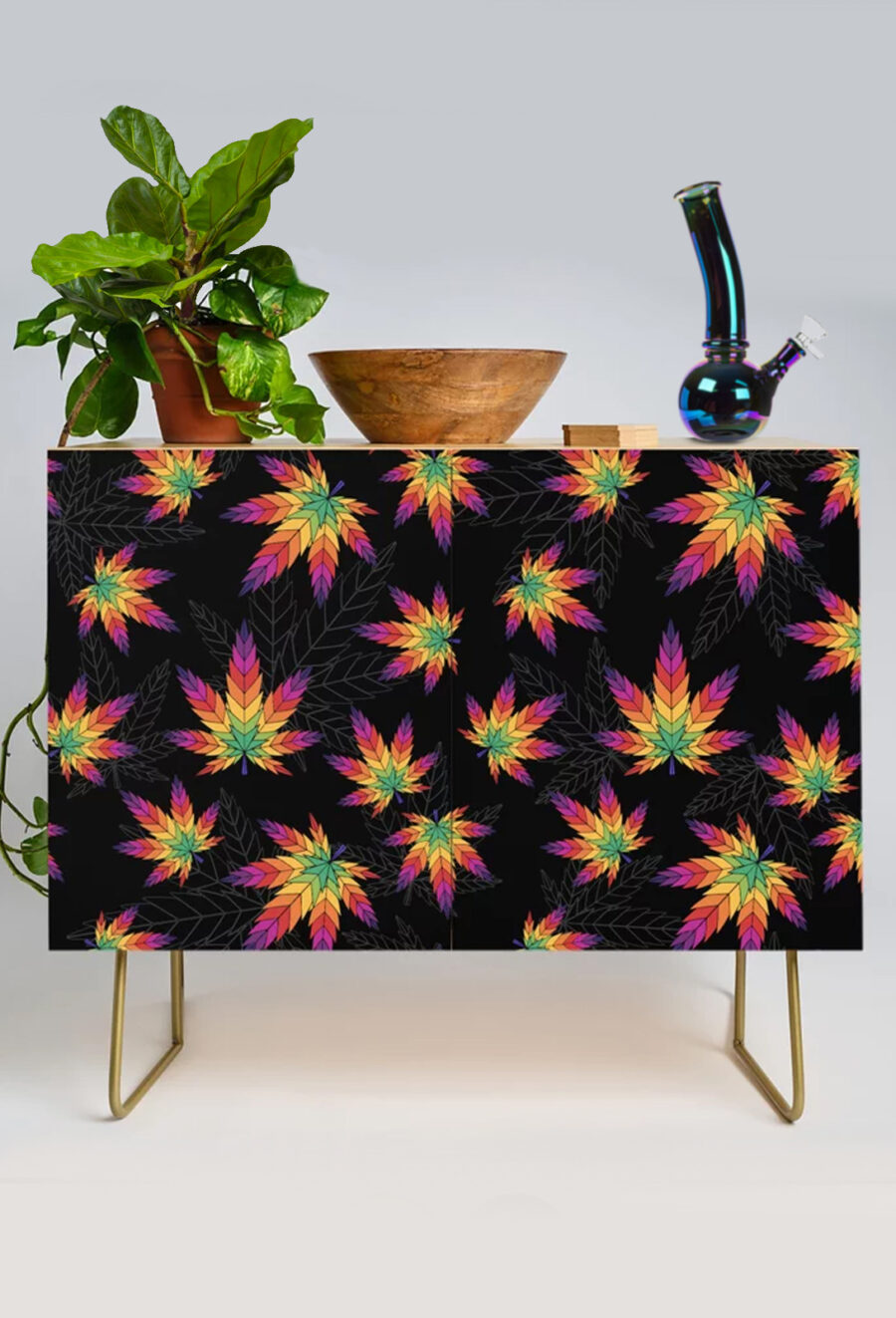 Credenza: Rainbow Leaf
