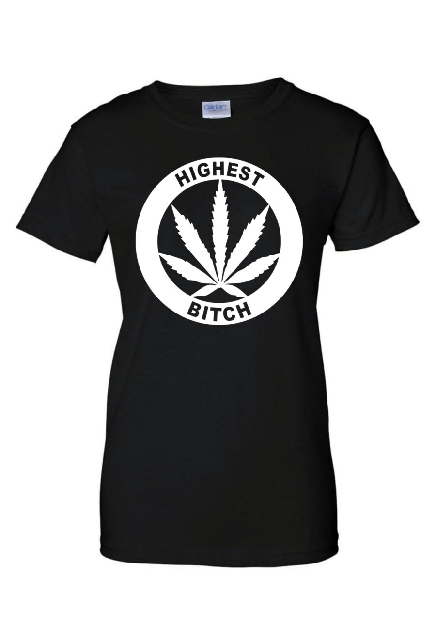 Fitted T-Shirt: Highest Bitch Logo - Image 3