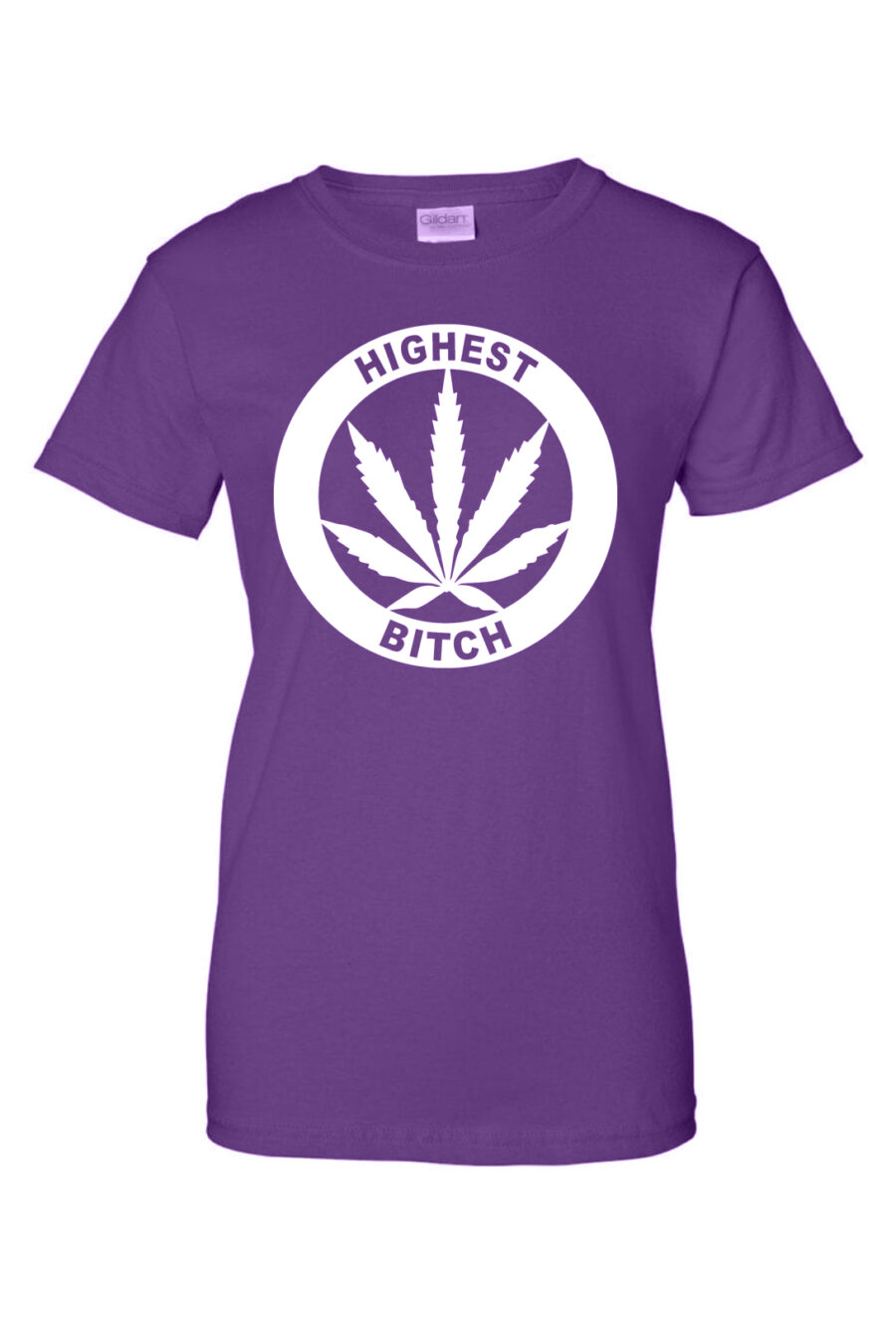 Fitted T-Shirt: Highest Bitch Logo - Image 4