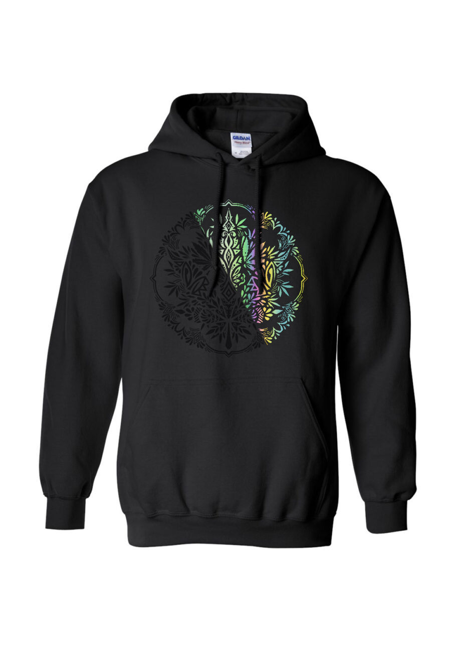 Reflective Hoodie: Filigree Leaf - Image 3